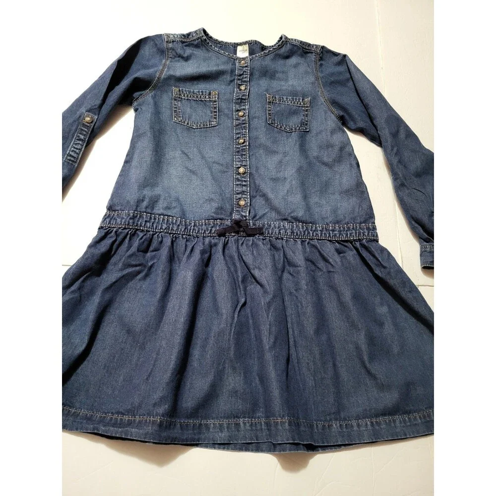 (#2) Oshkosh B'Gosh Girls  Blue Denim Dress Size 12